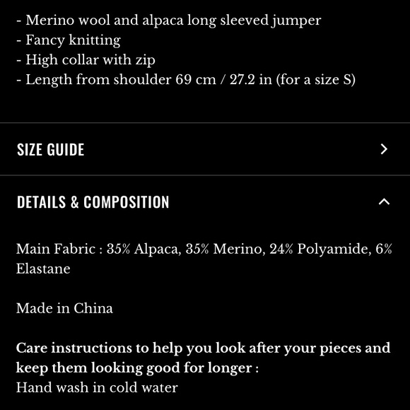 Sezane merino wool jumper NWT - Picture 5 of 5